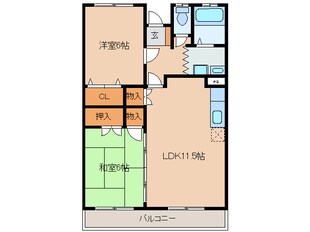 エビヤマンションの物件間取画像